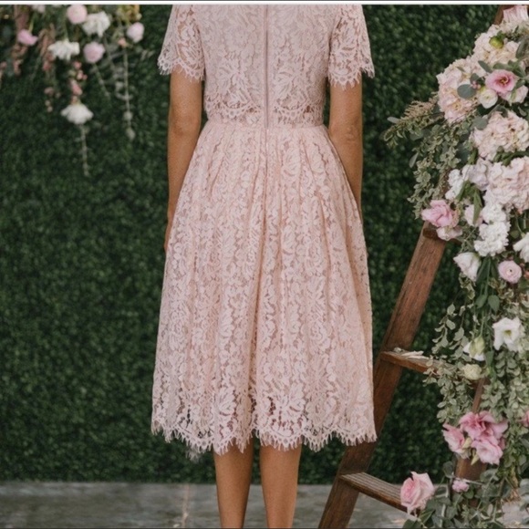 Blush Pink Morning Lavender Dress - Picture 3 of 3